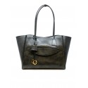 HIDESINS SH12LGGRN LEATHER LAGOON GREEN SHOPPER HANDBAG