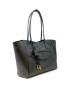 HIDESINS SH12LGGRN LEATHER LAGOON GREEN SHOPPER HANDBAG