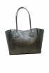 HIDESINS SH12LGGRN LEATHER LAGOON GREEN SHOPPER HANDBAG