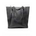 MINO BOSSI PRKIKIAIRE BLACK LEATHER BAG