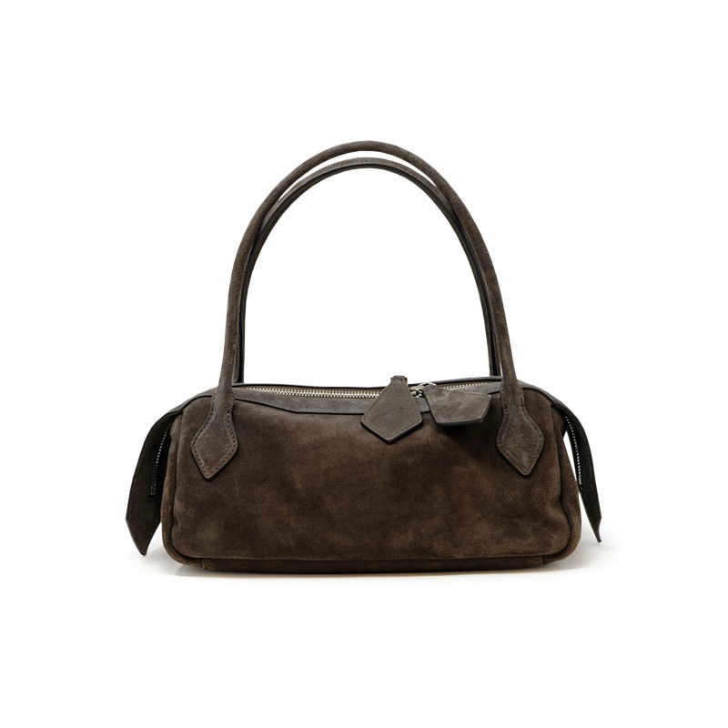 MINO BOSSI FOLDANNASUEDESB BROWN SUEDE BAG
