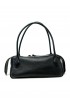 MINO BOSSI FOLDANNAAIRESB BLACK LEATHER BAG