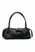 MINO BOSSI FOLDANNAAIRESB BLACK LEATHER BAG
