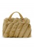 ZANELLATO 068010-237000 Z0238 POSTINA FIOCCO BEIGE LEATHER AND FUR BABY BAG