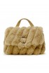 ZANELLATO 068010-237000 Z0238 POSTINA FIOCCO BEIGE LEATHER AND FUR BABY BAG