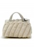 ZANELLATO 068010-237000 Z1172 POSTINA FIOCCO CREAM LEATHER AND FUR BABY BAG