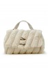 ZANELLATO 068010-237000 Z1172 POSTINA FIOCCO CREAM LEATHER AND FUR BABY BAG