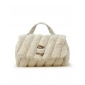 ZANELLATO 068010-237000 Z1172 POSTINA FIOCCO CREAM LEATHER AND FUR BABY BAG