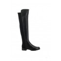 STUART WEITZMAN S3999 WOMEN'S BLACK LEATHER 5050 BOOTS