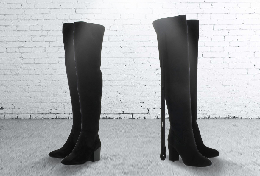 Over the knee boots are the top choice for women this season